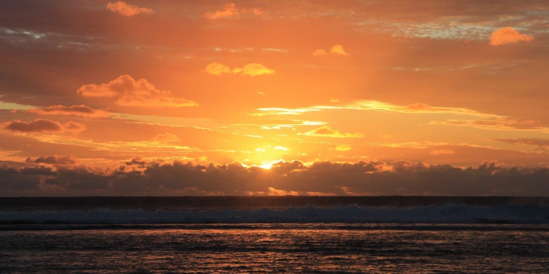 zonsondergang cook eilanden
